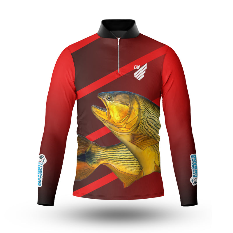 Camisa de Pesca - Athletico Paranaense Dourado Proteção Uv50+