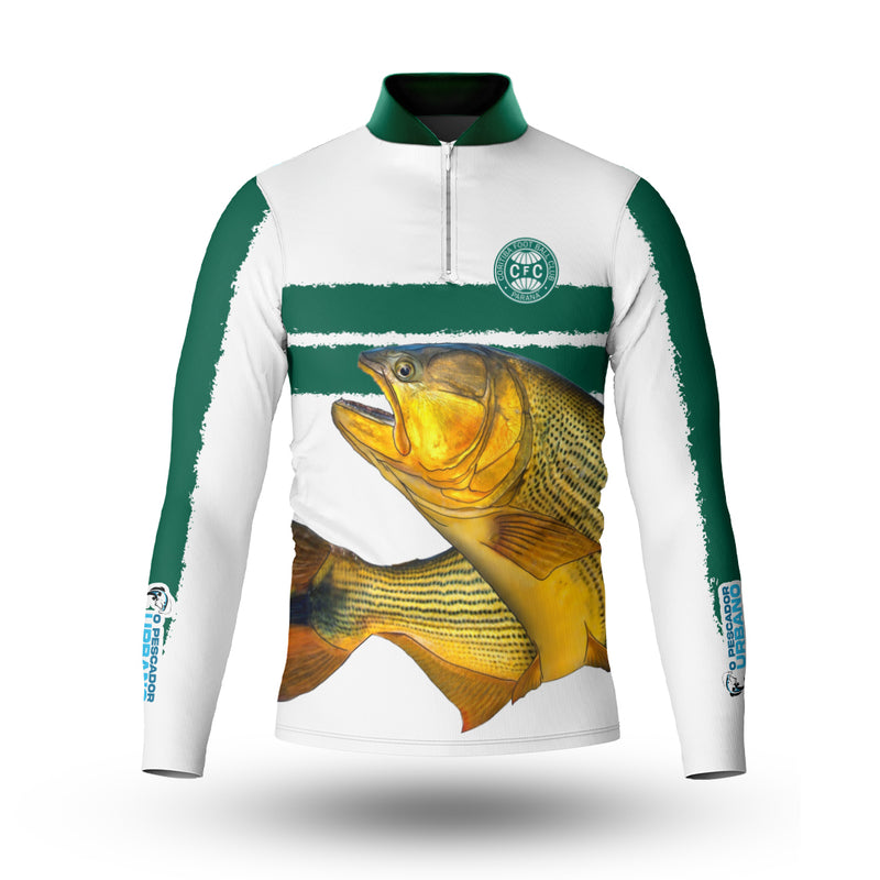 Camisa de Pesca - Coritiba F.C Dourado Proteção Uv50+