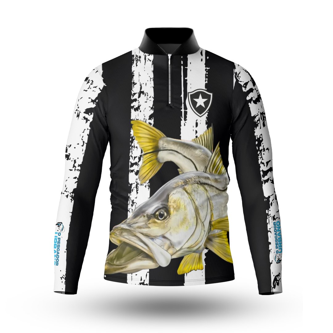 Camisa de Pesca - Botafogo Robalo Proteção Uv50+ - O Pescador Urbano