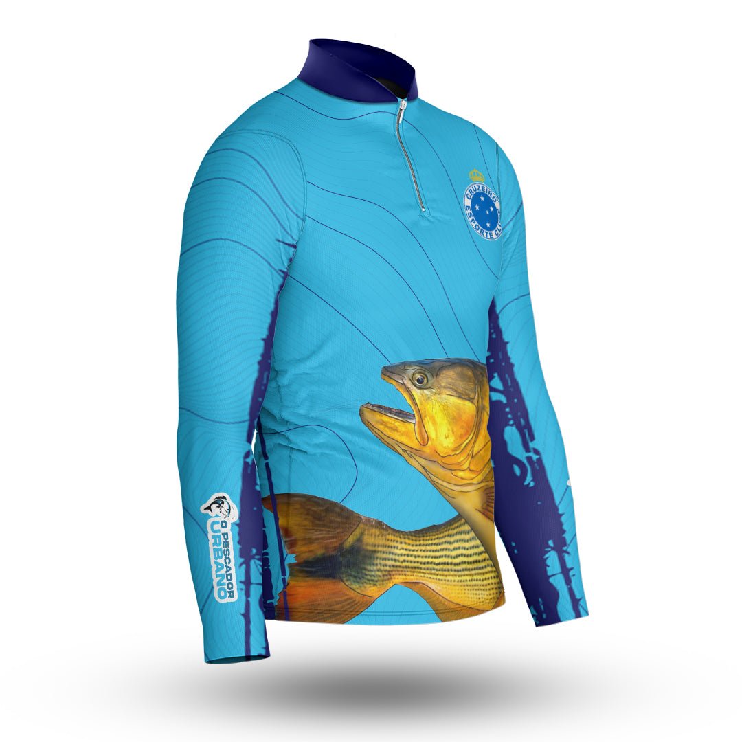 Camisa de Pesca - Cruzeiro Dourado Proteção Uv50+ - O Pescador Urbano