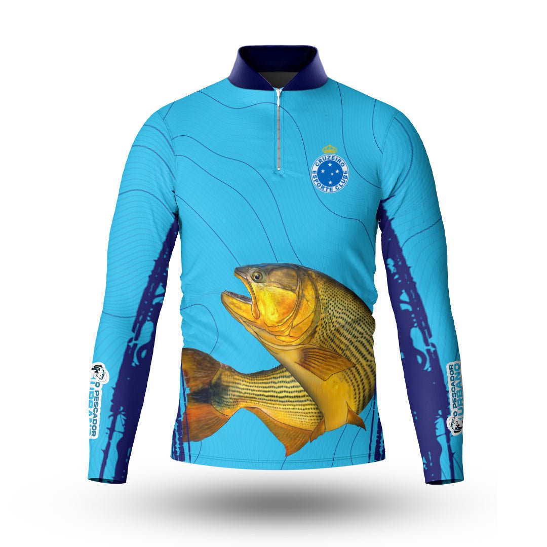 Camisa de Pesca - Cruzeiro Dourado Proteção Uv50+ - O Pescador Urbano