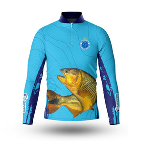 Camisa de Pesca - Cruzeiro Dourado Proteção Uv50+ - O Pescador Urbano