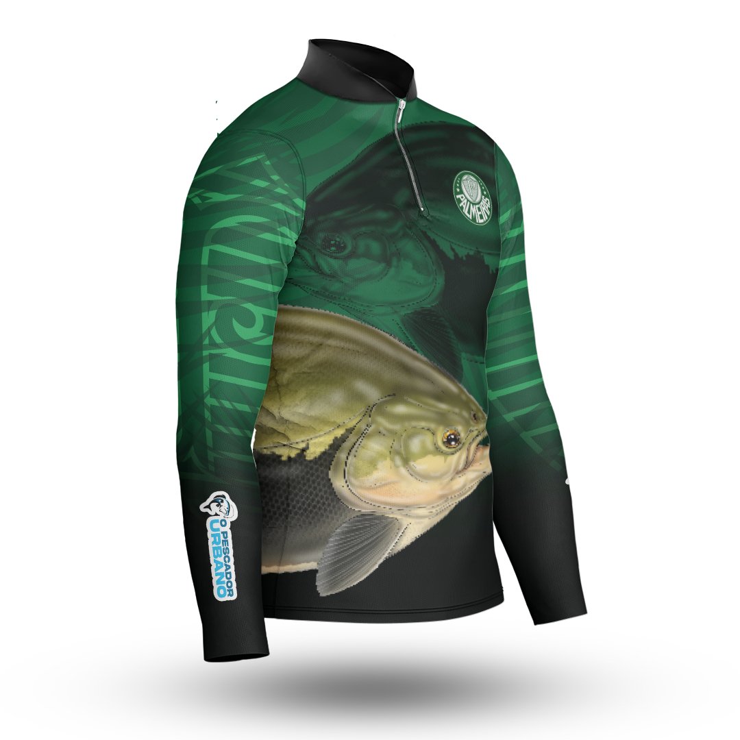 Camisa de Pesca - Palmeiras Tambaqui Proteção Uv50+ - O Pescador Urbano