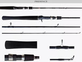 Vara para Carretilha - Lumis Presence 1.82m - 6 a 17lb - Média Leve