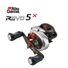 Carretilha Abu Garcia REVO5 X HS - 9.1kg Drag - 7+1 Rolamentos - Recolhimento 7.3:1 - O Pescador UrbanoCarretilha