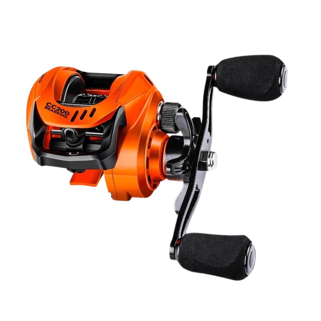 Carretilha Bearking VULCAN CC200 - 7KG de Drag - 6+1 Rolamentos - Recolhimento 6.5:1 - O Pescador Urbano