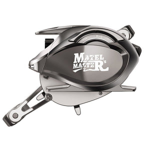 Carretilha Matel Master CHROME - 10KG de Drag - 5+1 Rolamentos - Recolhimento 6.3:1 - O Pescador UrbanoCarretilha