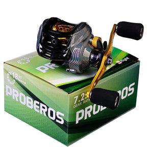 Carretilha Proberos SNAKE - 15Kg Drag - 18+1 Rolamentos - Recolhimento 7.2:1 - O Pescador UrbanoCarretilha