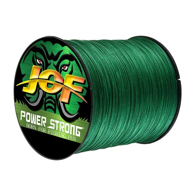 Linha Multifilamento JOF POWER STRONG 4X PE - 300m - 20 a 85lb - Várias Cores - O Pescador UrbanoLinha