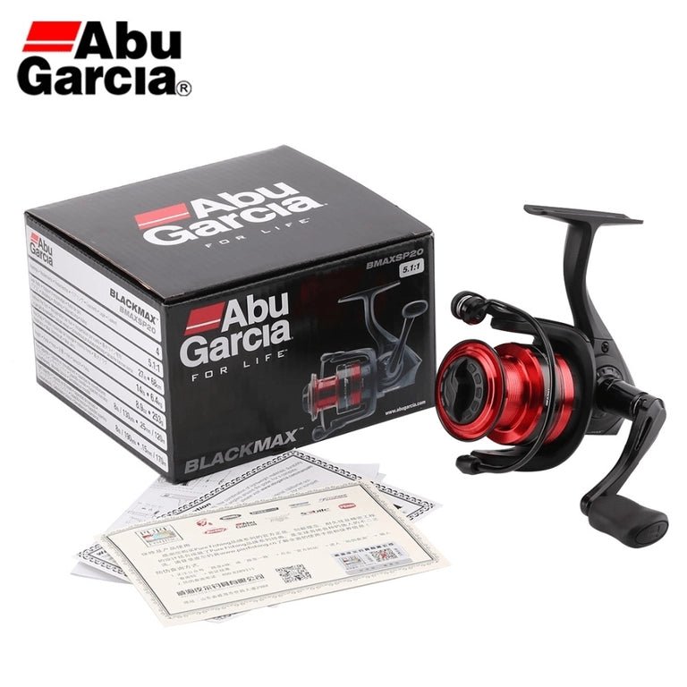 Molinete Abu Garcia Black Max II - Series 1000 ao 5000 - Recolhimento 5.1:1 - 5+1 Rolamentos - O Pescador UrbanoMolinete