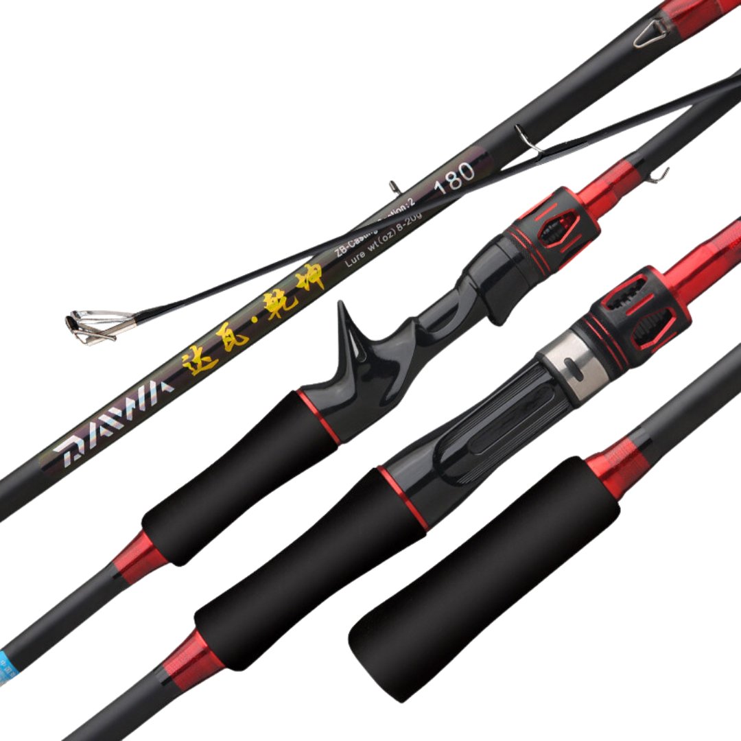 Vara DAIWA ULTRALITGH Carretilha - 1.83m - 8 a 15 Lbs - Ação rápida -2 Partes - O Pescador Urbanovara de pesca