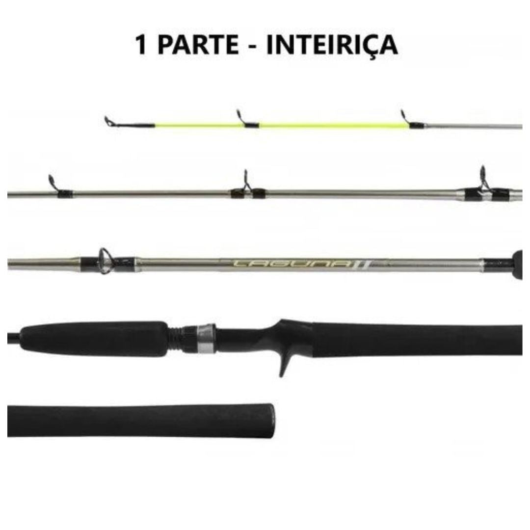 Vara Marine Inteiriça LAGUNA II - 1,83M 15-30LB p/ carretilha - O Pescador Urbanovara de pesca